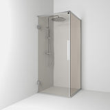 Svedbergs Langfoss suihkukulma 80x82x200, suora/kiinteä, alu matta/pronssilasi [60882003] |