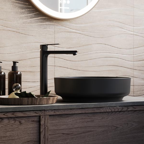 Pesuallashana Svedbergs Halde Korkearunkoinen 5x29,7x17 Musta matta [96817-H-2]