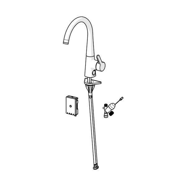 Keittiöhana Oras Inspera 3035F - 33 Pkv 3V Mattamusta [6219191] |