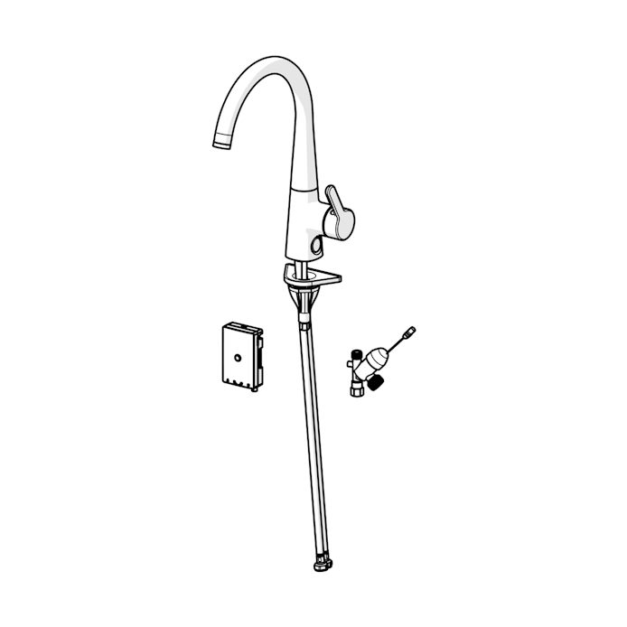 Keittiöhana Oras Inspera 3035F - 80 PKV, 3V, harjattu teräs [6219195] |