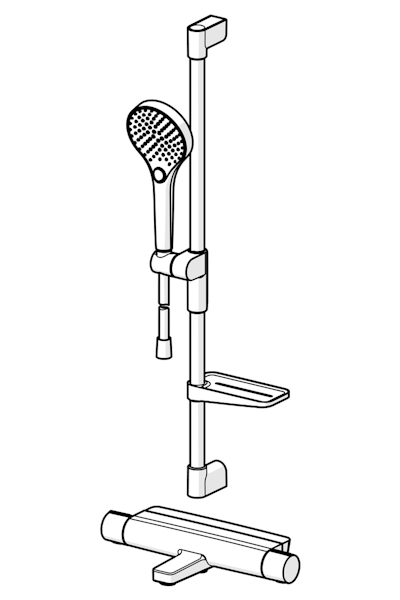 Amme-/Suihkuhana Setti Oras 7140Gn Ja 2790N [6310901]