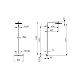 Sadesuihkuhana Oras Optima Style 7191N kromi [6310905] |
