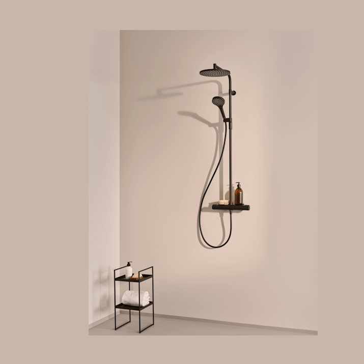 Sadesuihkuhana Oras Optima Style 7192N-33 mattamusta 6310908