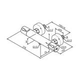 Damixa Suihkutermostaatti Silhouet 744002100 valk [6330750] |