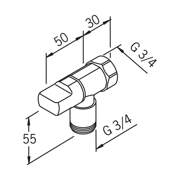 Laskuhana Oras 1/2"x3/4" muunnosnipalla 101201 [6413102] |