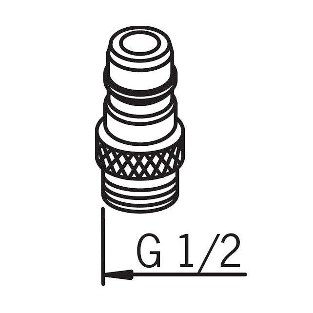 Liitinnippa Oras G1/2 158954V [6421675] |