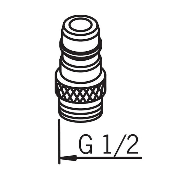 Liitinnippa Oras G1/2 158954V [6421675] |