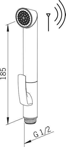 Bidekäsisuihku Oras Optima smart Älykäs, kromi 272055 [6510141]