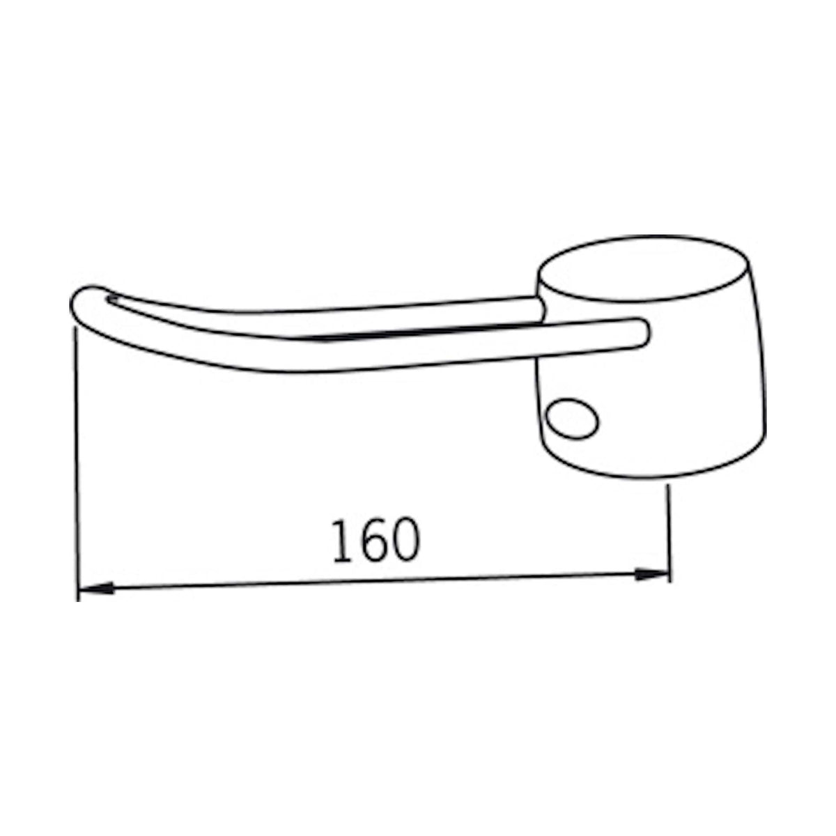Elbow lever Oras Safira/Vega long lever 159990 [6512620]