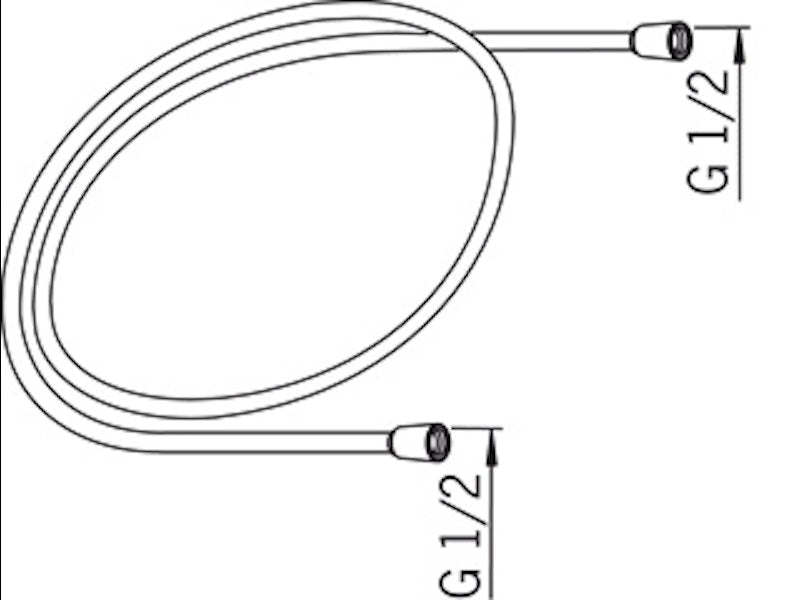 Suihkuletku Oras Hydra 1500 mm muovi/satiini 241060-60 [6515005]
