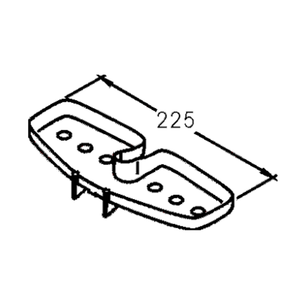 Soap dish Oras Apollo 253002 [6515720]