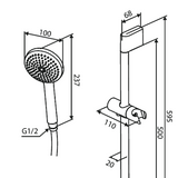 Damixa Suihkusetti Core Kromattu 593133000 [6531647] |