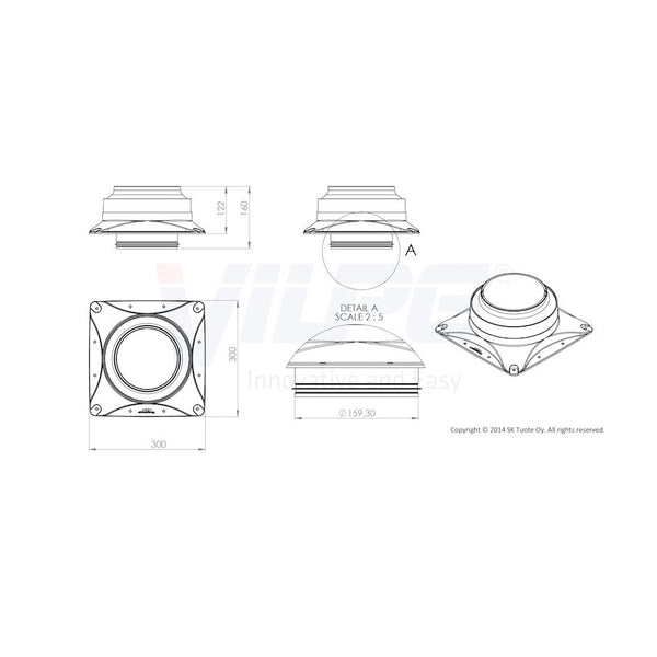 Huippuimuri Vilpe E220S tiilenpunainen 7820232