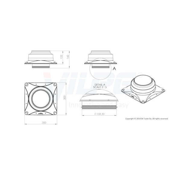 Huippuimuri Vilpe E220S vaaleanharmaa [7820226] |