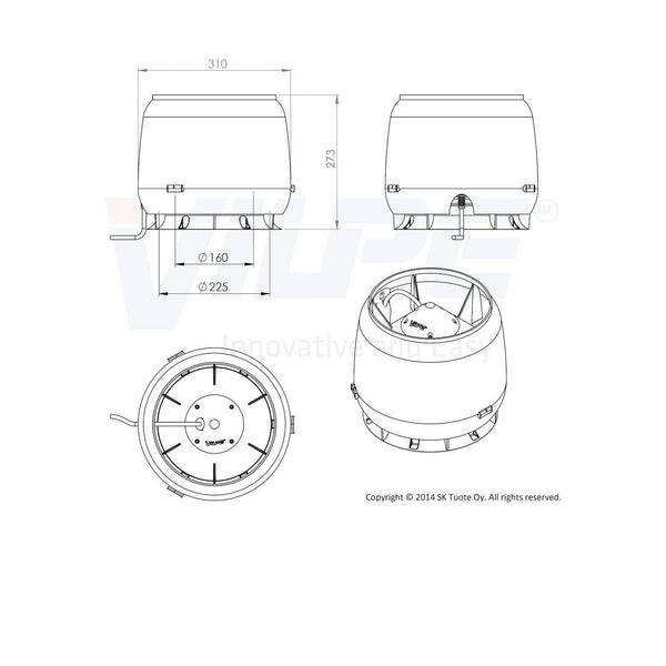 Huippuimuri Vilpe E220S musta [7820227] |