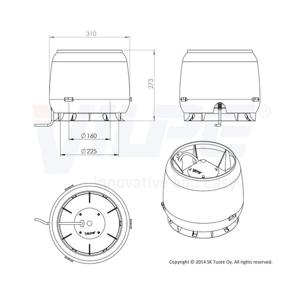 Huippuimuri Vilpe E220S ruskea [7820228] |