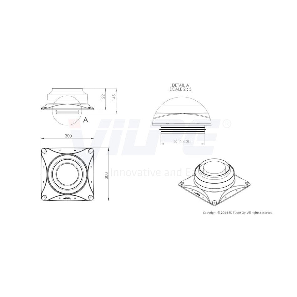 Huippuimuri Vilpe E190S vaaleanharmaa 7820205