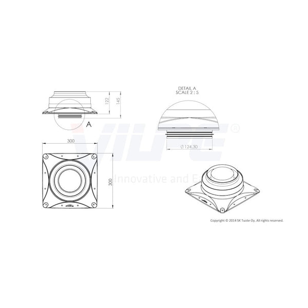 Huippuimuri Vilpe E190S vaaleanharmaa 7820205