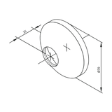 Damixa Peitelevyt Ø70 H=25 Kartio (2 Kpl) Kromattu 692790000 [6561204] |