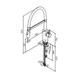 Damixa Keittiöhana Silhouet Pro Kromattu 741280000 [6258330] |