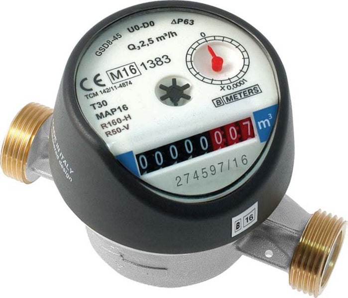 Alta luettava huoneistokohtainen vesimittari B-Meters kylmä GSD45 DN15/110 Q3 2,5 [4418010]