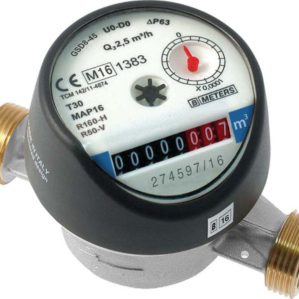 Alta luettava huoneistokohtainen vesimittari B-Meters kylmä GSD45 DN15/110 Q3 2,5 [4418010]