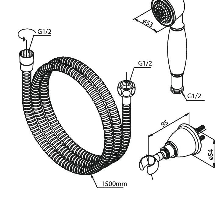 Damixa Suihkusetti Tradition Kromattu 765140000 [6531536] |