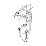 Damixa Space Kudos complete 2 yläsuihkusetti 765170000 kromi [6531559] |