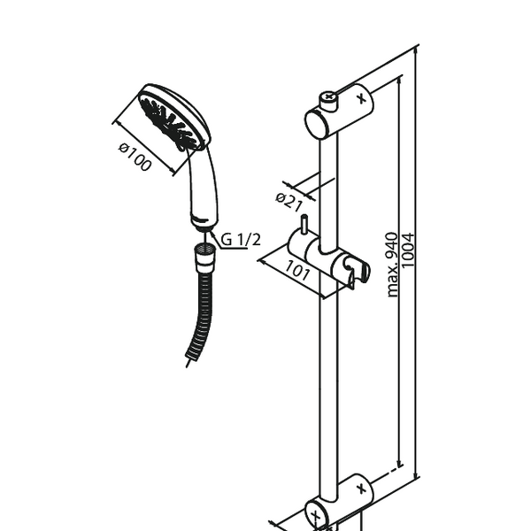 Damixa Suihkusetti Fairjet Flex 765200000 [6531531] |