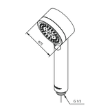 Damixa Käsisuihku Kudos Mini Krom 765540000 [6531538] |