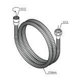 Damixa Suihkuletku Letku, Metallia, 1750 Mm, Harj. Grafiitinharmaa 766535500 [6561252] |