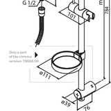 Damixa Suihkusetti Silhouet Kromattu 766880000 [6561166] |