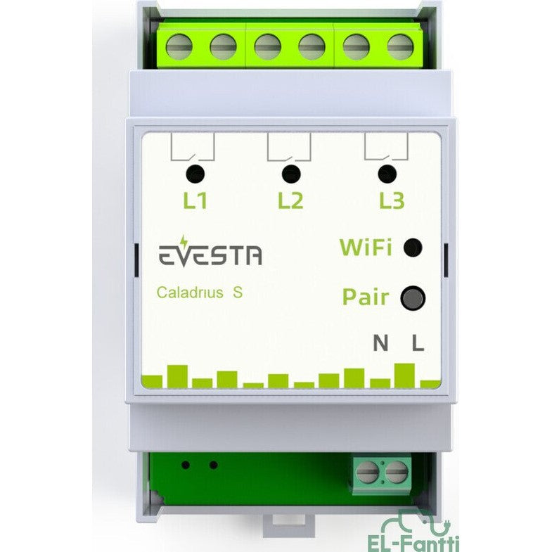 Evesta Caladrius S - Wi - Fi Ohjelmoitava Pörssisähkö Rele 3X16A [2750000] |
