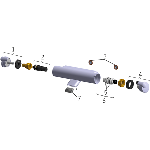 Amme- ja suihkuhana Oras Optima 7140 termostaattinen [6318030]
