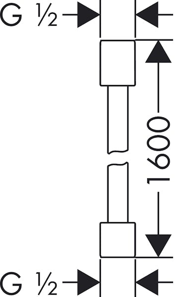 Suihkuletku Hansgrohe 28286000 Axor Starck 1,6M [6555308]