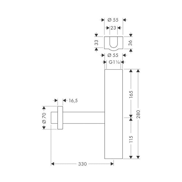 Vesilukko Hansgrohe 52100 000 Flowstar [6552004] |