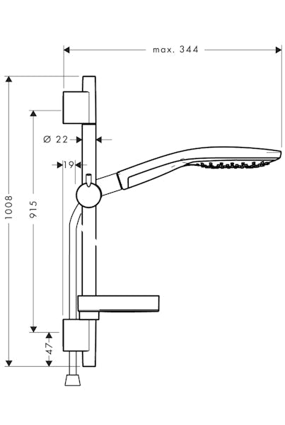 Suihkusetti Hansgrohe 27803000 Raindance [6559383]