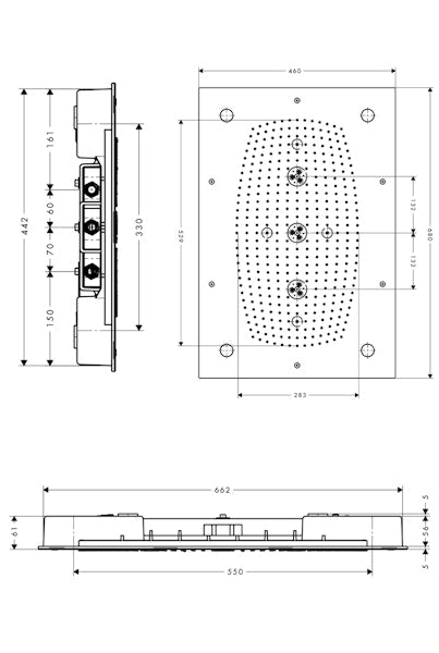 Pintaosa Hansgrohe 28418000 Rainmaker Yläsuihku [6559359]