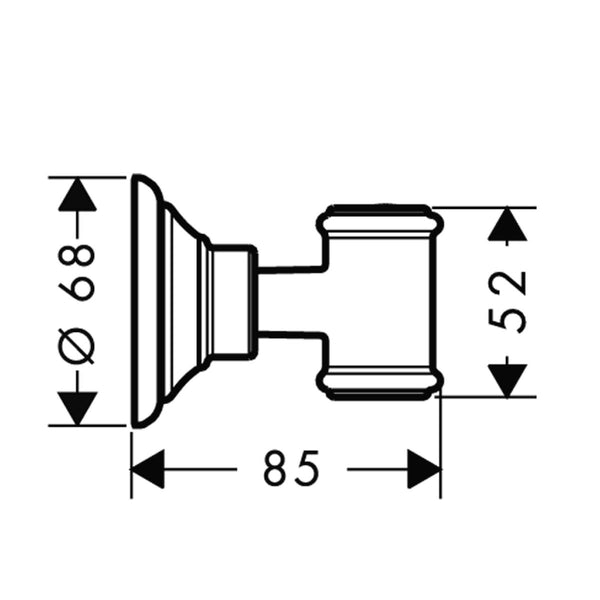 Ripustin Hansgrohe 16325000 Axor Montreux [6555613]
