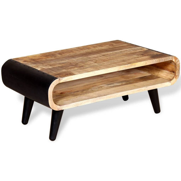 Sohvapöytä 90X55X39 Cm Karkea Mangopuu