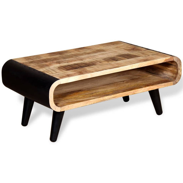 Sohvapöytä 90X55X39 Cm Karkea Mangopuu