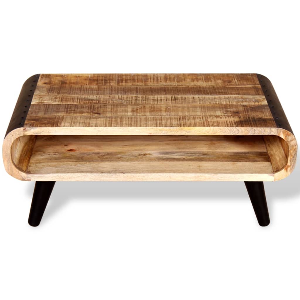 Sohvapöytä 90X55X39 Cm Karkea Mangopuu