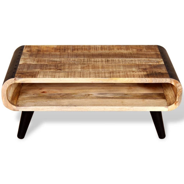 Sohvapöytä 90X55X39 Cm Karkea Mangopuu