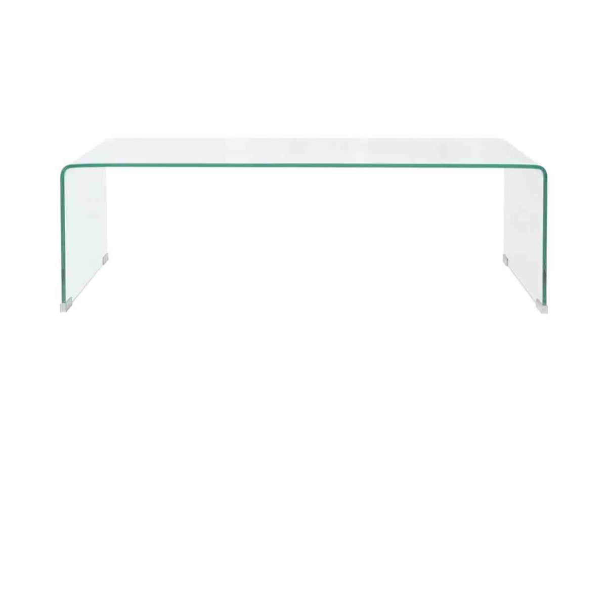Sohvapöytä Karkaistu Lasi 98X45X30 Cm Kirkas