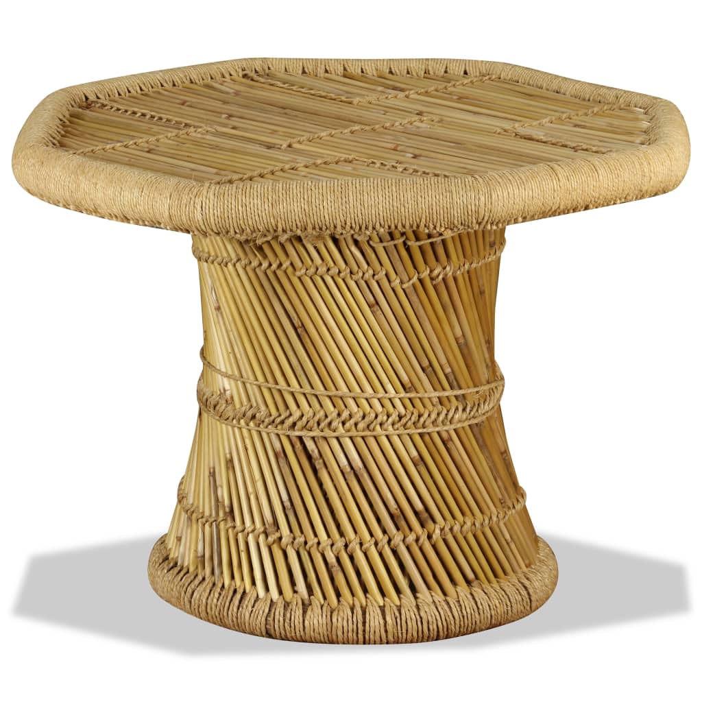 Sohvapöytä Bambu Kahdeksankulmio 60X60X45 Cm