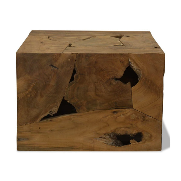 Sohvapöytä 50X50X35 Cm Aito Tiikki Ruskea