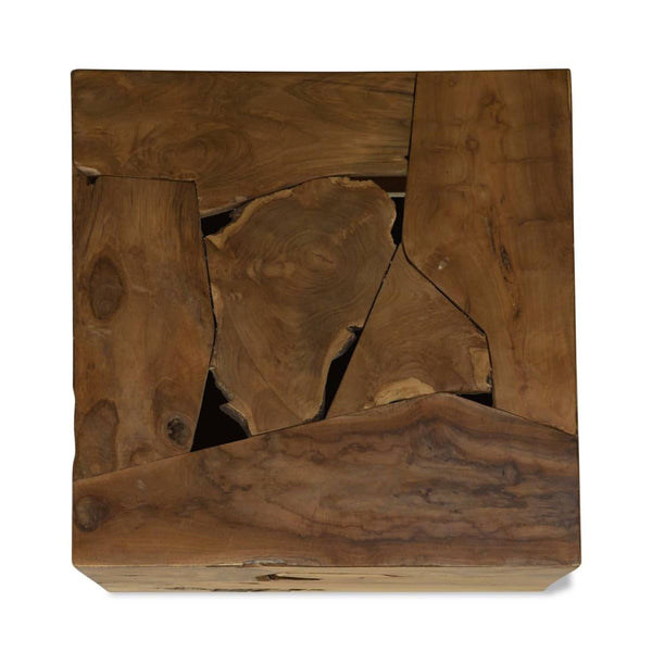 Sohvapöytä 50X50X35 Cm Aito Tiikki Ruskea
