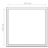 Kasvihuone Vahvistetulla Alumiinirungolla 3,46 M²