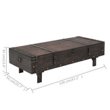 Sohvapöytä Vintagetyyli Vaneri120X55X35 Cm
