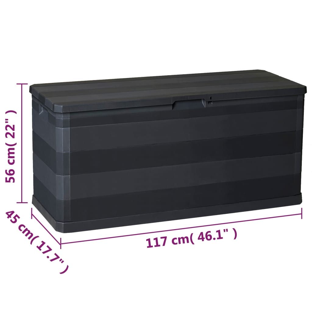 Puutarhan Varastoarkku 117X45X56 Cm